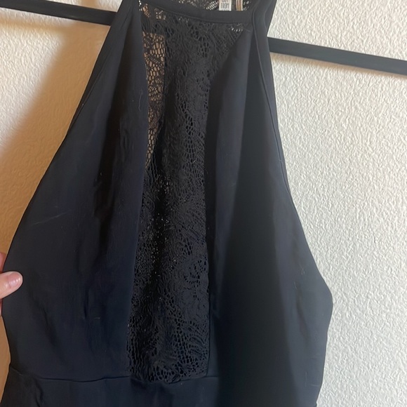 Lacey black body suit - Picture 2 of 3